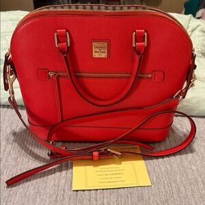 Dooney & Bourke Bold Red Satchel